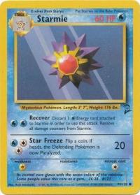 pokemon base set 2 starmie 94 130