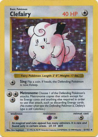 Clefairy 5-102 (Shadowless)