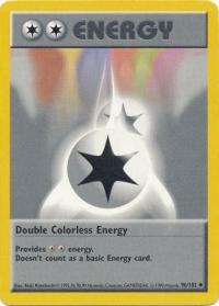 pokemon base set shadowless double colorless energy 96 102 shadowless