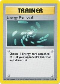 pokemon base set shadowless energy removal 92 102 shadowless