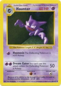 pokemon base set shadowless haunter 29 102 shadowless