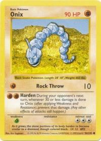 pokemon base set shadowless onix 56 102 shadowless