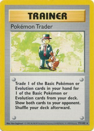 Pokemon Trader 77-102 (Shadowless)