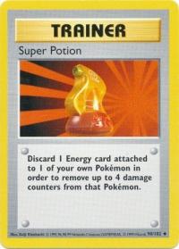 pokemon base set shadowless super potion 90 102 shadowless