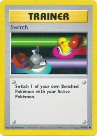 pokemon base set shadowless switch 95 102 shadowless