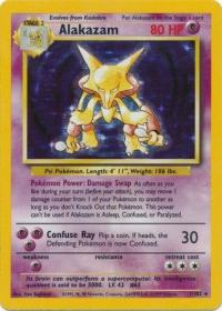 pokemon base set alakazam 1 102 unlimited