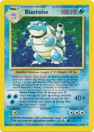 Blastoise 2-102 -  Unlimited