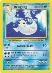 pokemon base set dewgong 25 102 unlimited