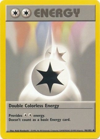 Double Colorless Energy 96-102 - Unlimited
