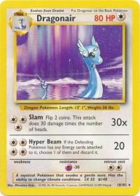 pokemon base set dragonair 18 102 unlimited