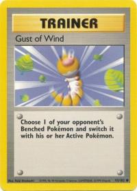 pokemon base set gust of wind 93 102 unlimited