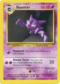 pokemon base set haunter 29 102 unlimited