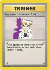 pokemon base set imposter professor oak 73 102 unlimited