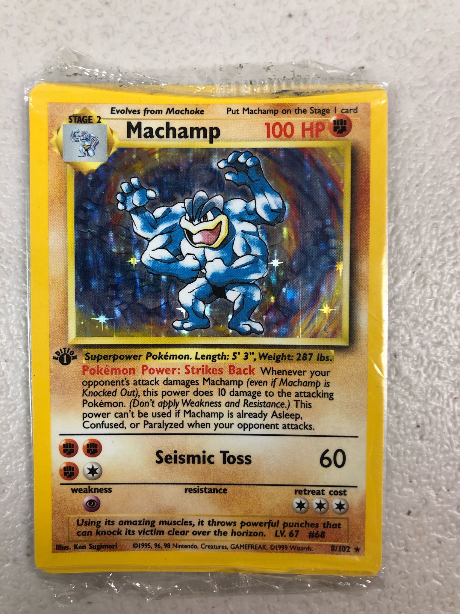 Machamp 8-102 - 1st Edition (Sealed)