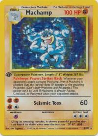 pokemon base set machamp 8 102 with shadow