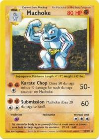 pokemon base set machoke 34 102 unlimited