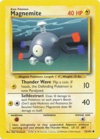 pokemon base set magnemite 53 102 unlimited