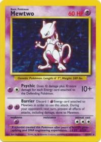 pokemon base set mewtwo 10 102 unlimited