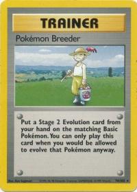 pokemon base set pokemon breeder 76 102 unlimited