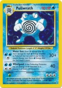 pokemon base set poliwrath 13 102 unlimited