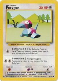 pokemon base set porygon 39 102 unlimited