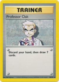 pokemon base set professor oak 88 102 unlimited