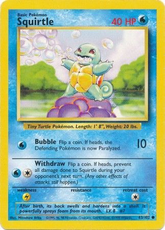 Squirtle 63-102 - Unlimited