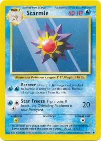 pokemon base set starmie 64 102 unlimited