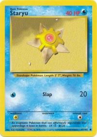 pokemon base set staryu 65 102 unlimited