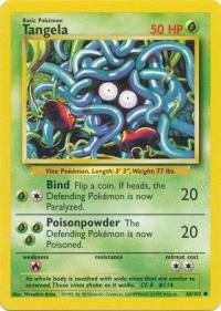 pokemon base set tangela 66 102 unlimited