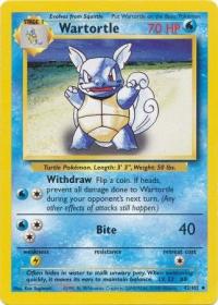 pokemon base set wartortle 42 102 unlimited