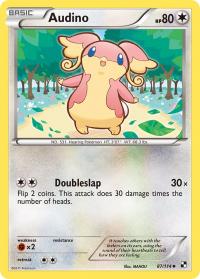 pokemon black and white base set audino 87 114 rh