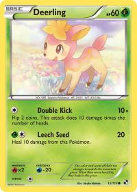 pokemon black and white base set deerling 13 114