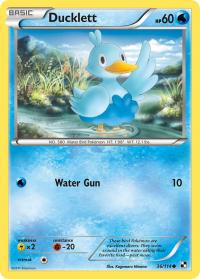 pokemon black and white base set ducklett 36 114