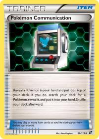 pokemon black and white base set pokemon communication 99 114 rh