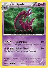 pokemon black and white base set scolipede 54 114 rh