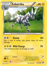 pokemon black and white base set zebstrika 42 114 rh