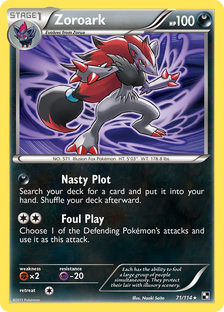 Zoroark 71-114 (RH)