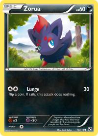 pokemon black and white base set zorua 70 114 rh