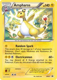 pokemon black white promos ampharos bw67