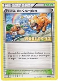 pokemon black white promos champions festival bw95 french worlds 13 promo festival des champions