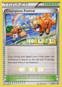 pokemon black white promos champions festival bw95 top sixteen worlds 13 promo