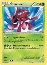 pokemon black white promos genesect bw101 movie promo