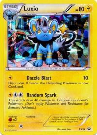 pokemon black white promos luxio bw34 shattered holo