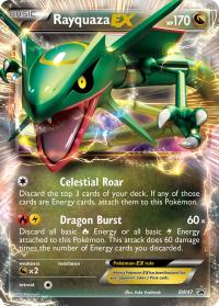 pokemon black white promos rayquaza ex bw47