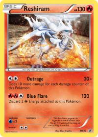 pokemon black white promos reshiram bw23