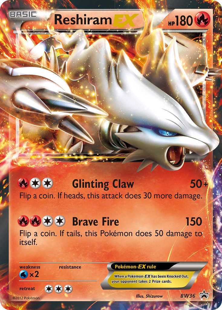 Reshiram EX - BW36