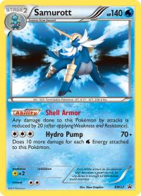 pokemon black white promos samurott bw22