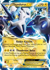 pokemon black white promos thundurus ex bw81