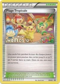 pokemon black white promos tropical beach bw50 french worlds 12 promo plage tropicale